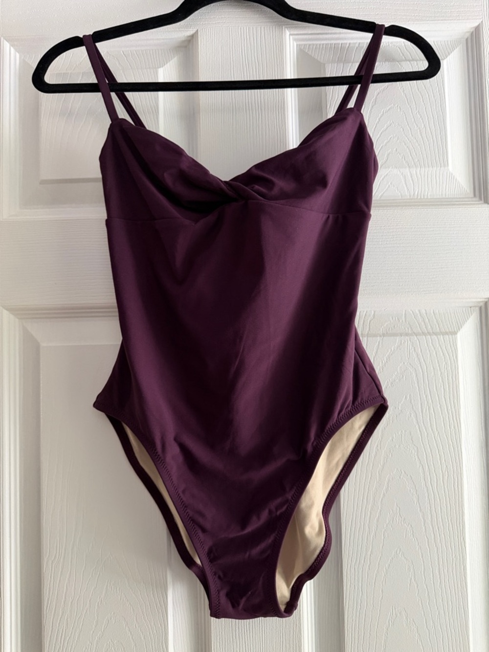 Victoria’s Secret Womens One Piece Swimsuit in Eggplant. No padding. Full back.